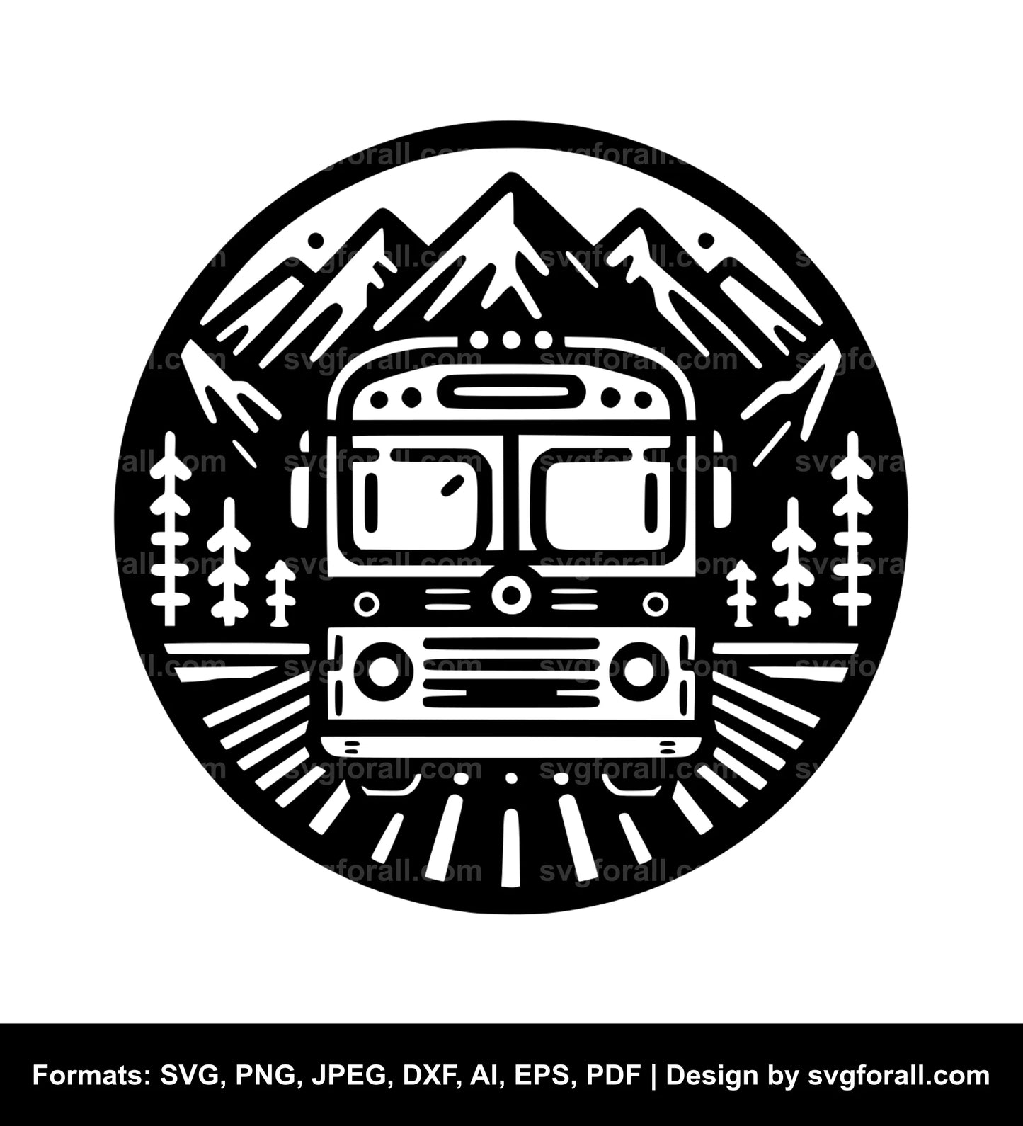 Bus SVG Vector