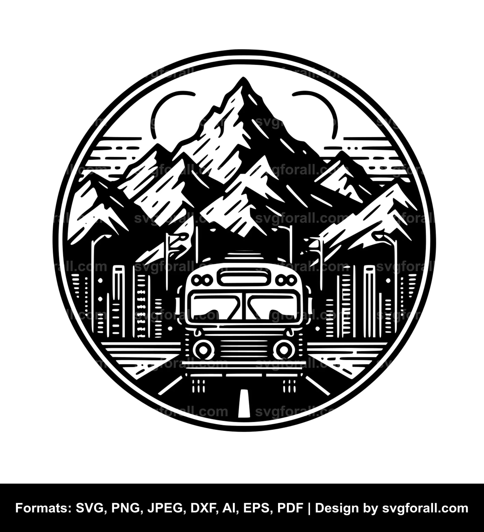 Bus Vector SVG