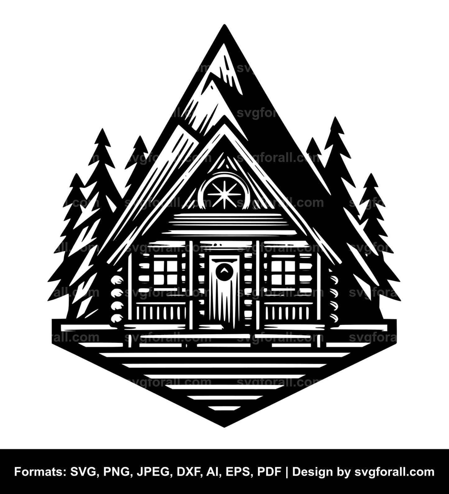 Cabin Clipart SVG