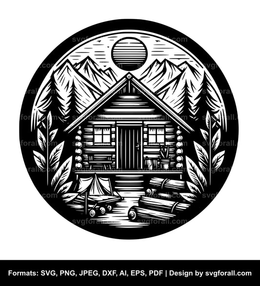 Cabin SVG Clip Art