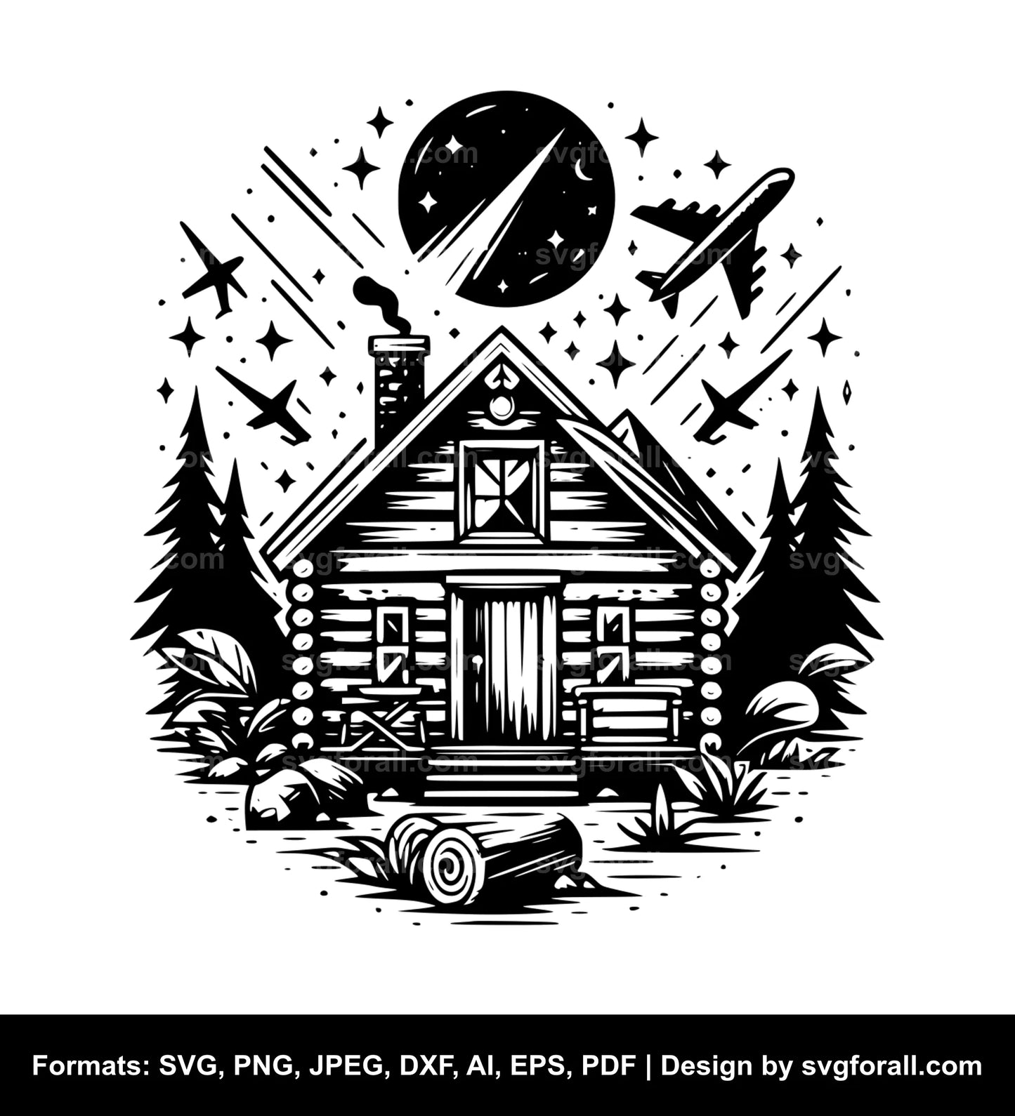 Cabin SVG Clipart