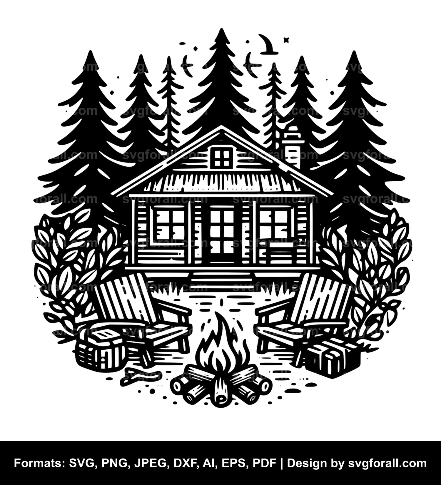 Cabin SVG PNG Image