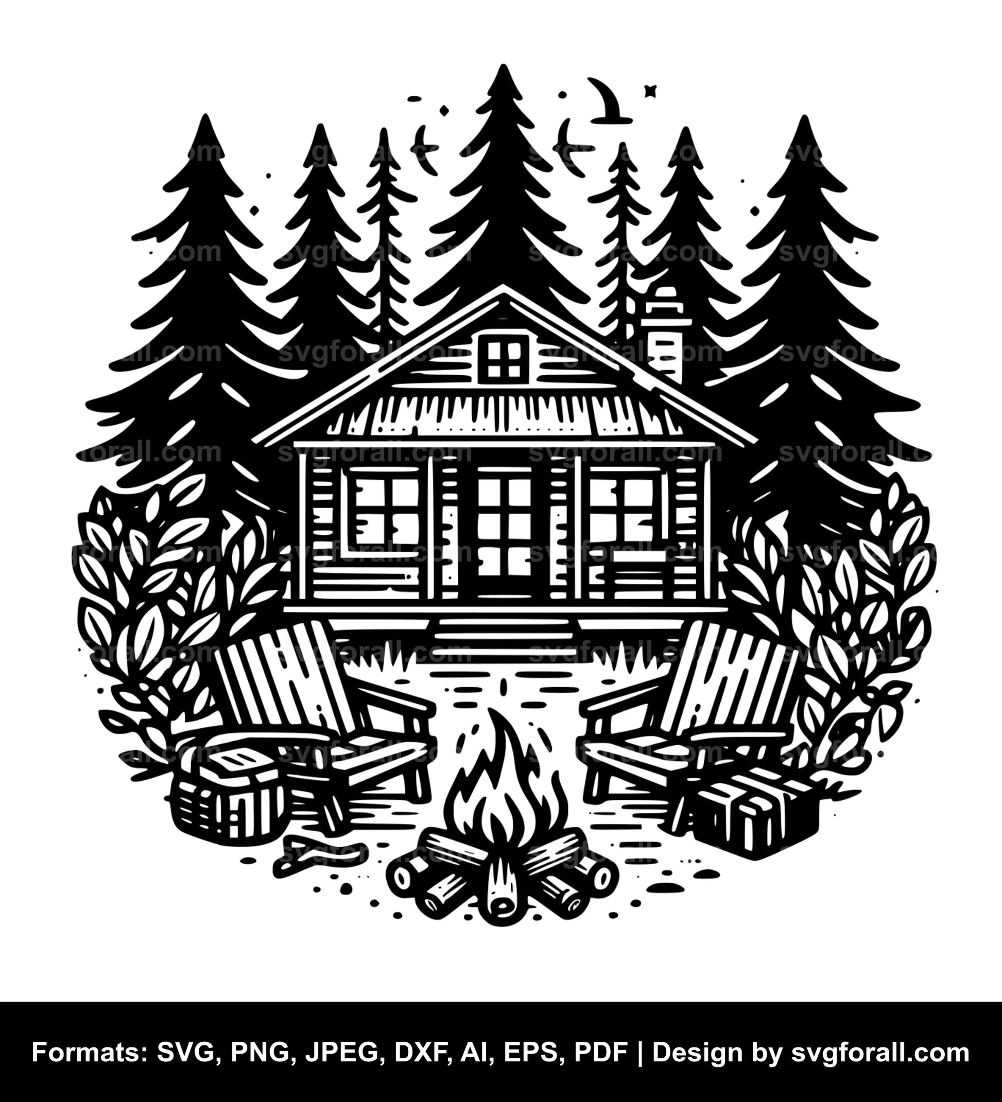 Cabin SVG PNG Image