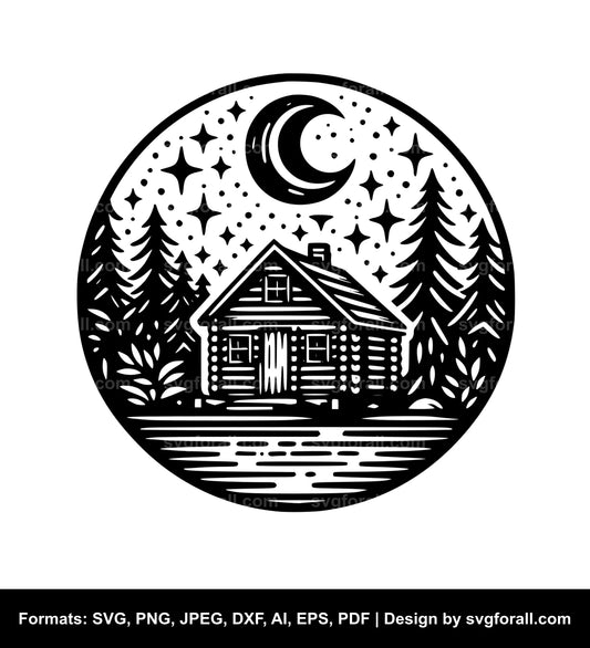 Cabin SVG Vector