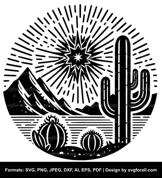 Cactus SVG File