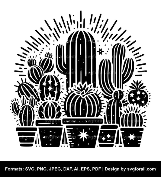 Cactus SVG Vector