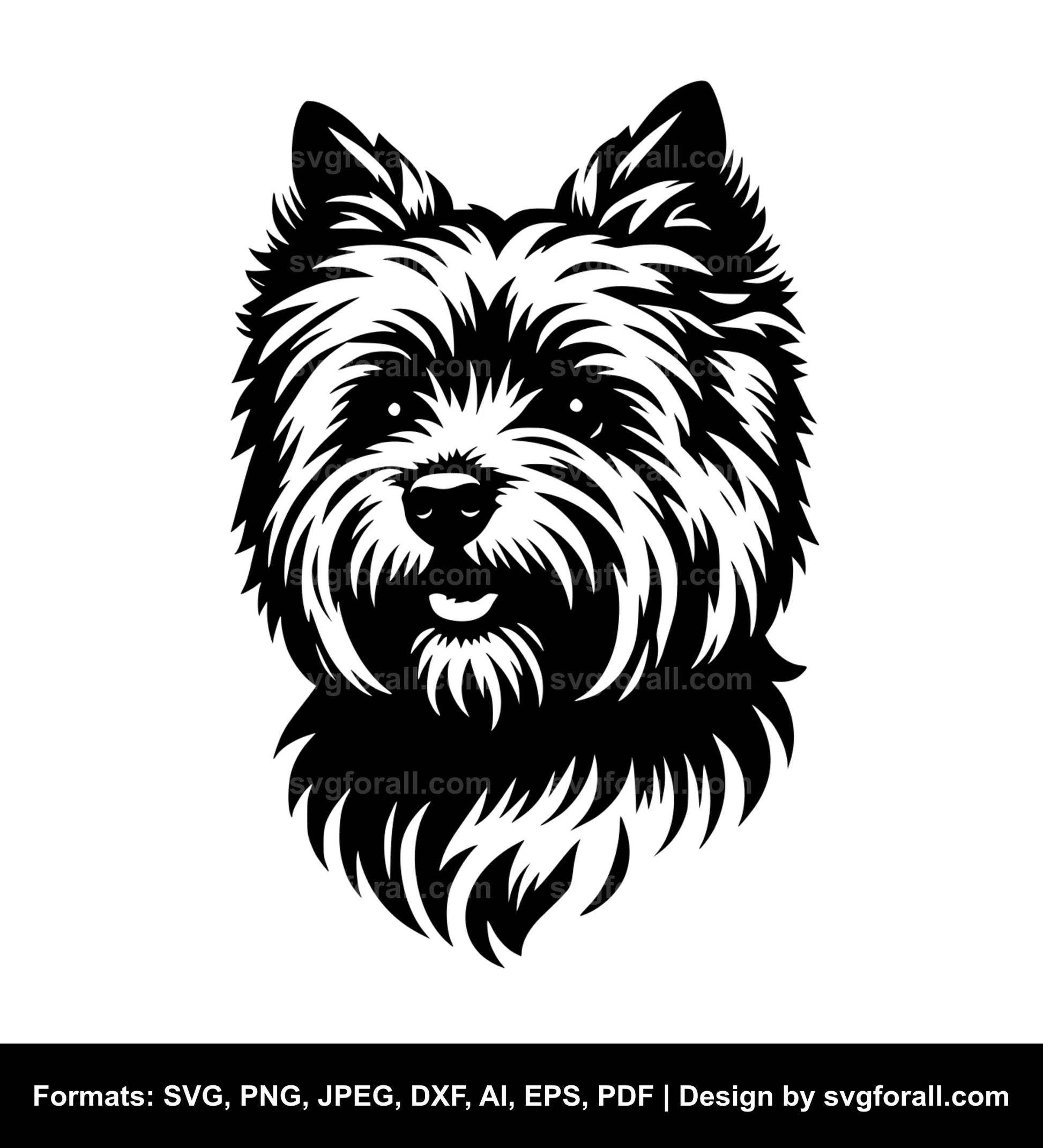 Cairn Terrier Dog SVG PNG