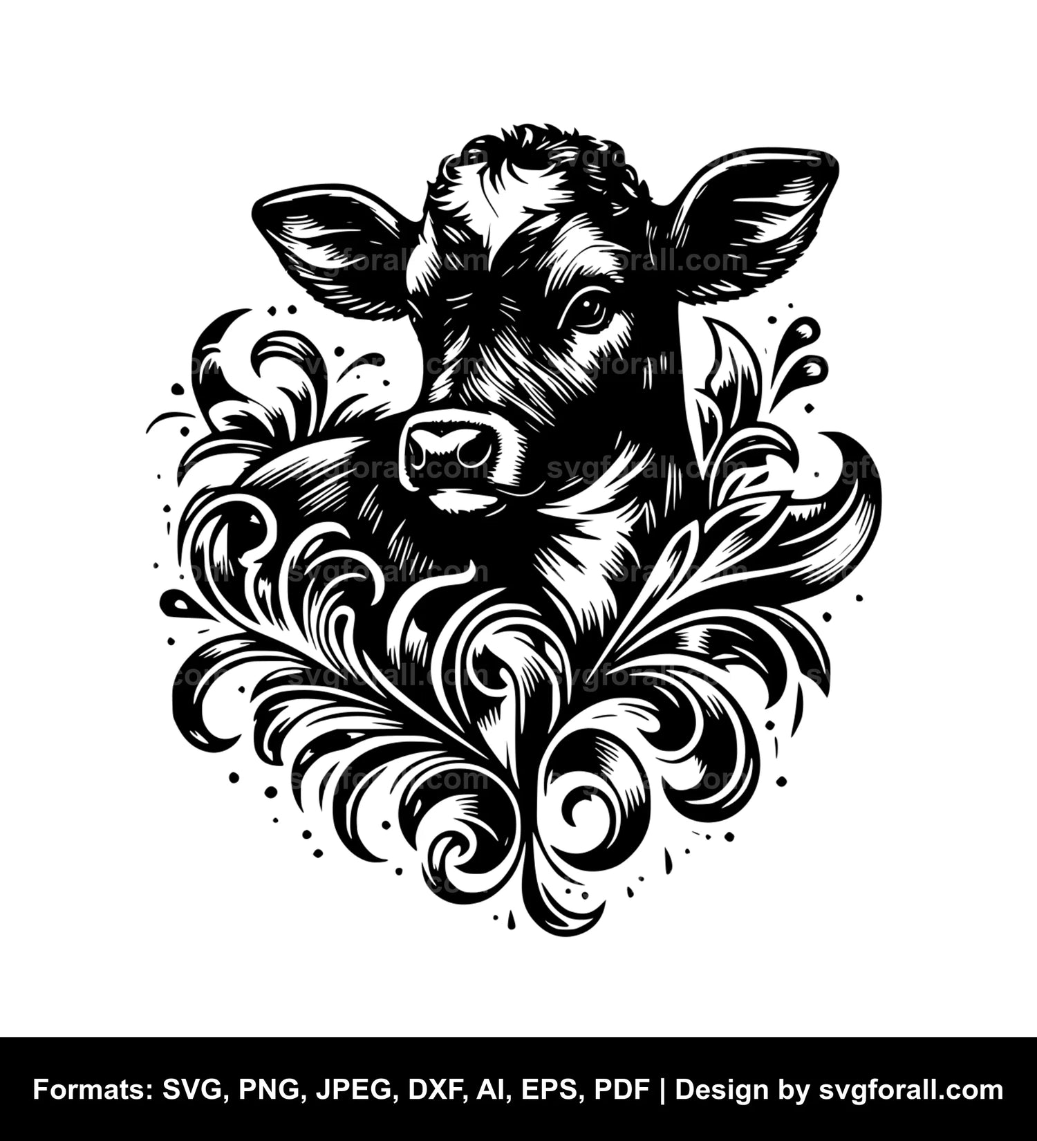 Calf SVG Design