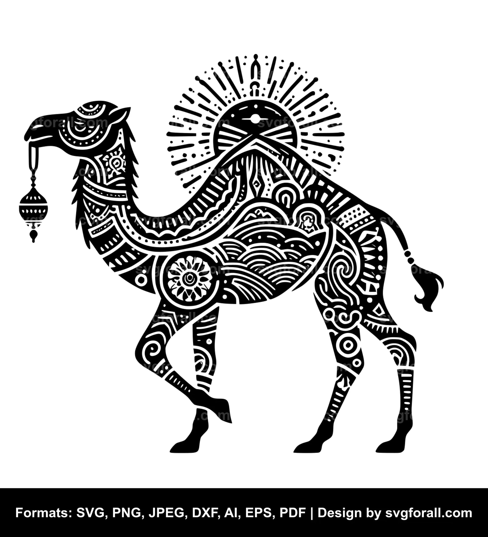 Camel SVG Vector