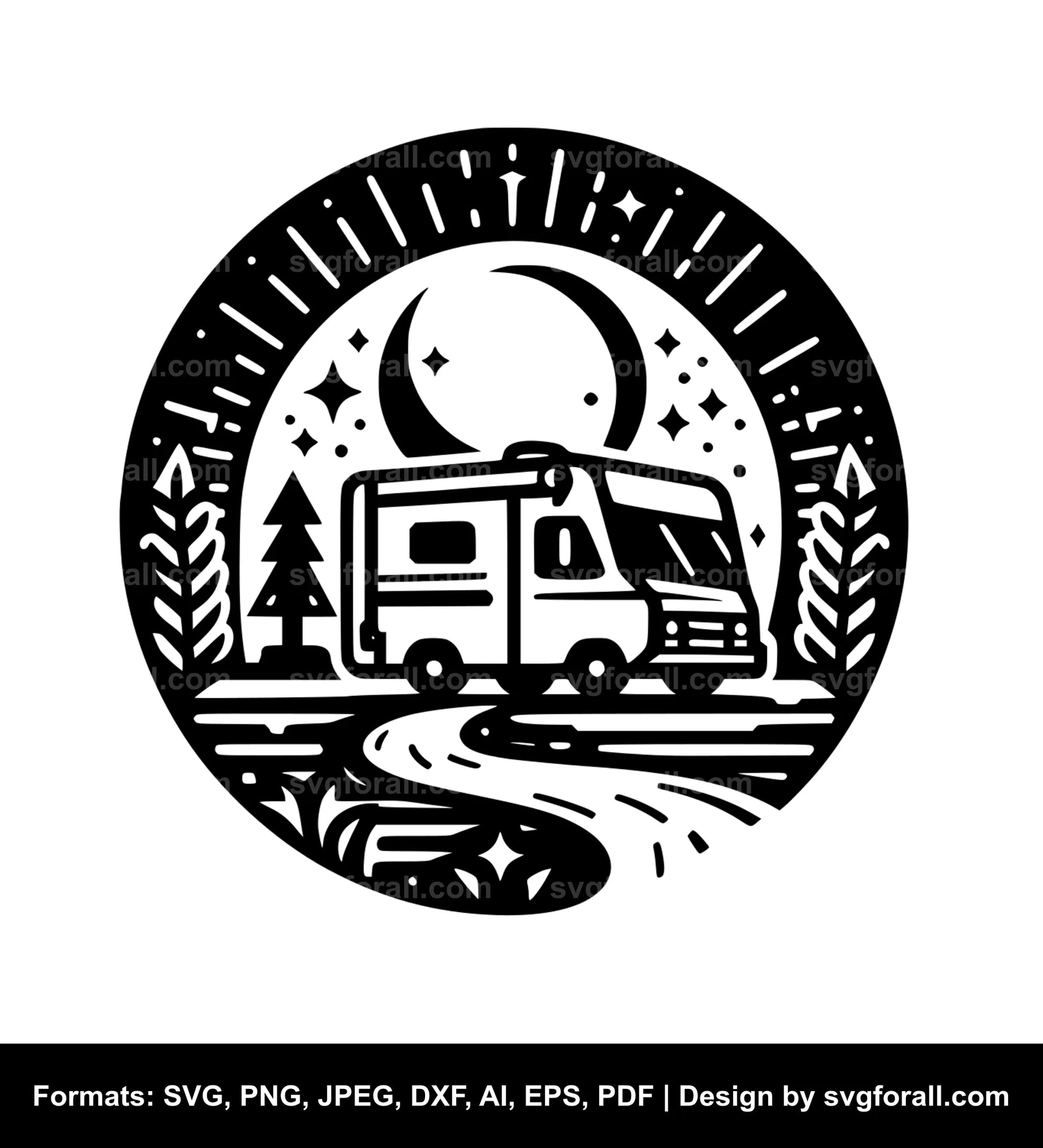 Camper Vector SVG