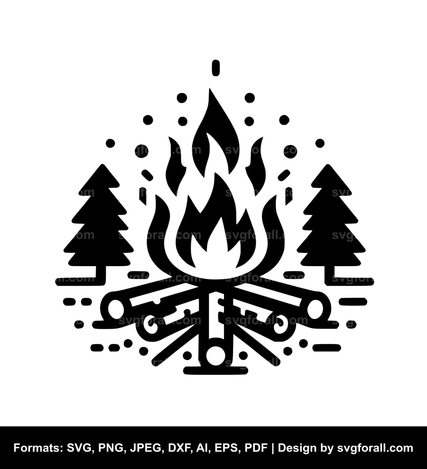 Campfire Cricut SVG