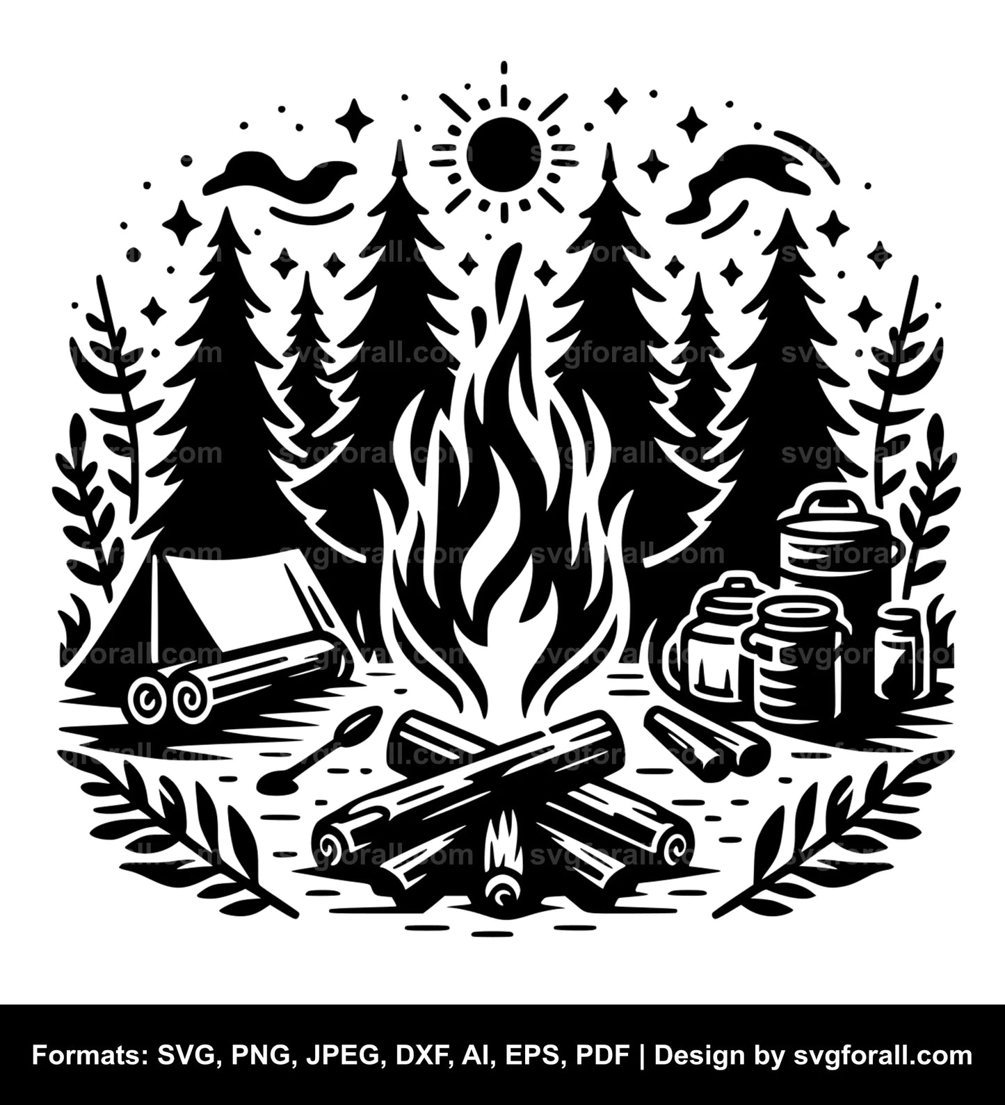 Campfire SVG File