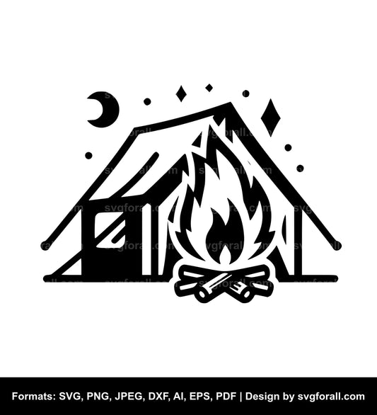 Camping SVG Design