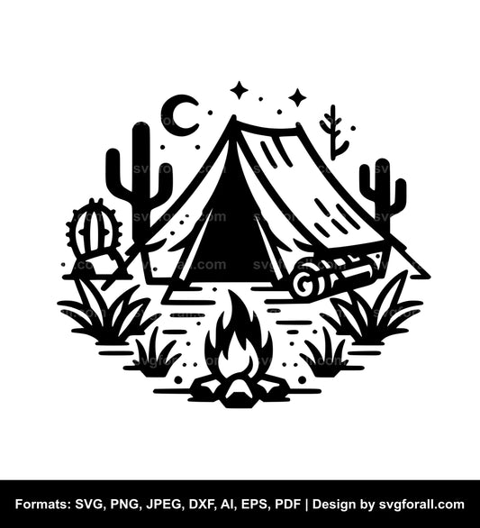 Camping Vector SVG