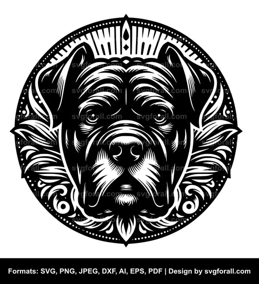 Cane Corso Dog Cricut SVG