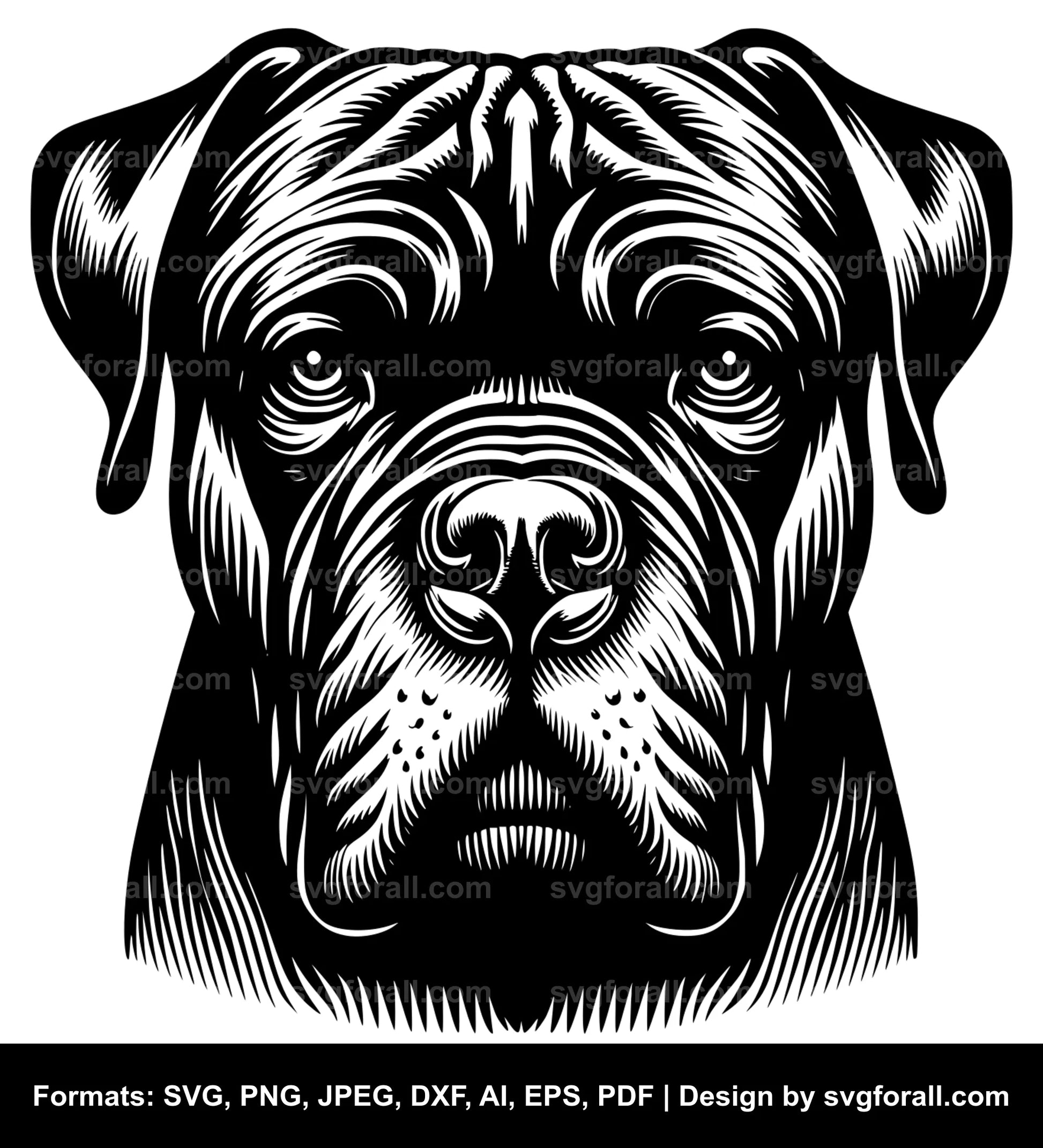 Cane Corso Dog SVG