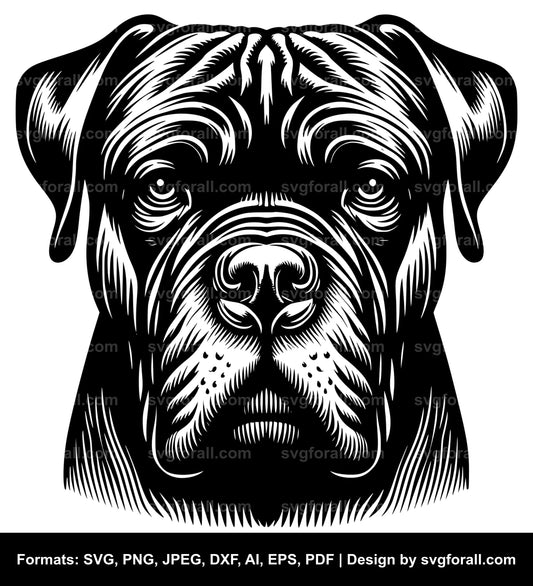 Cane Corso Dog SVG