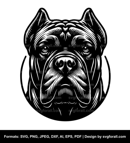 Cane Corso Dog SVG File