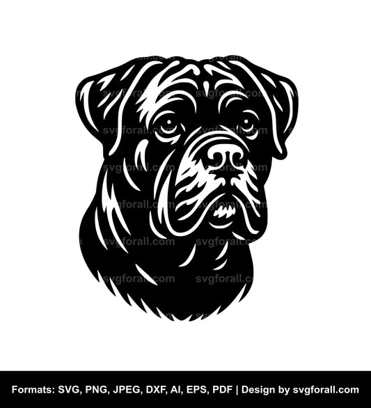 Cane Corso Dog SVG Vector