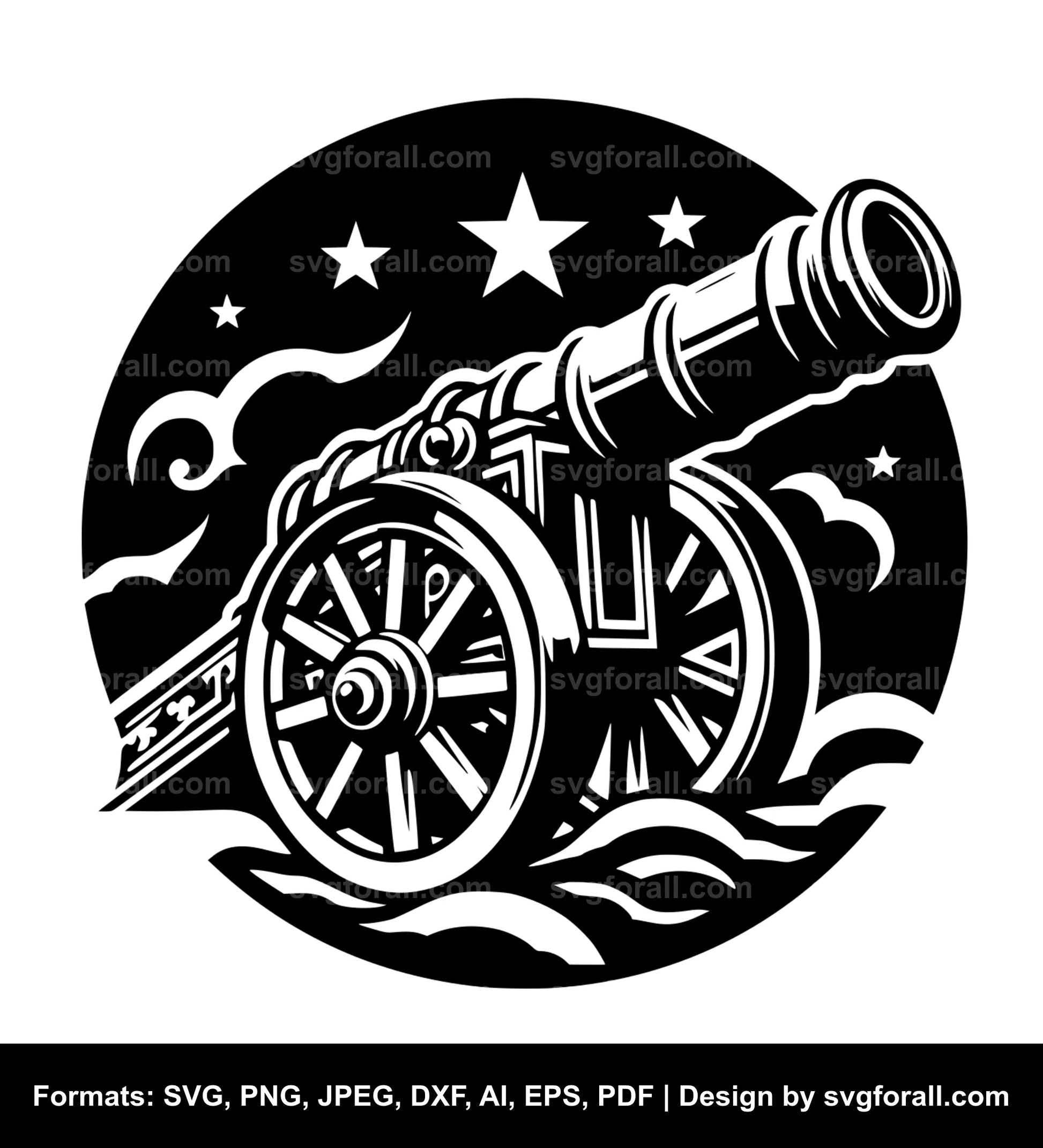 Cannon Black SVG