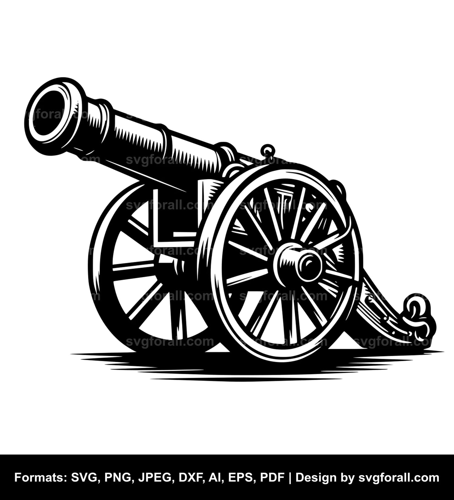 Cannon Clipart SVG