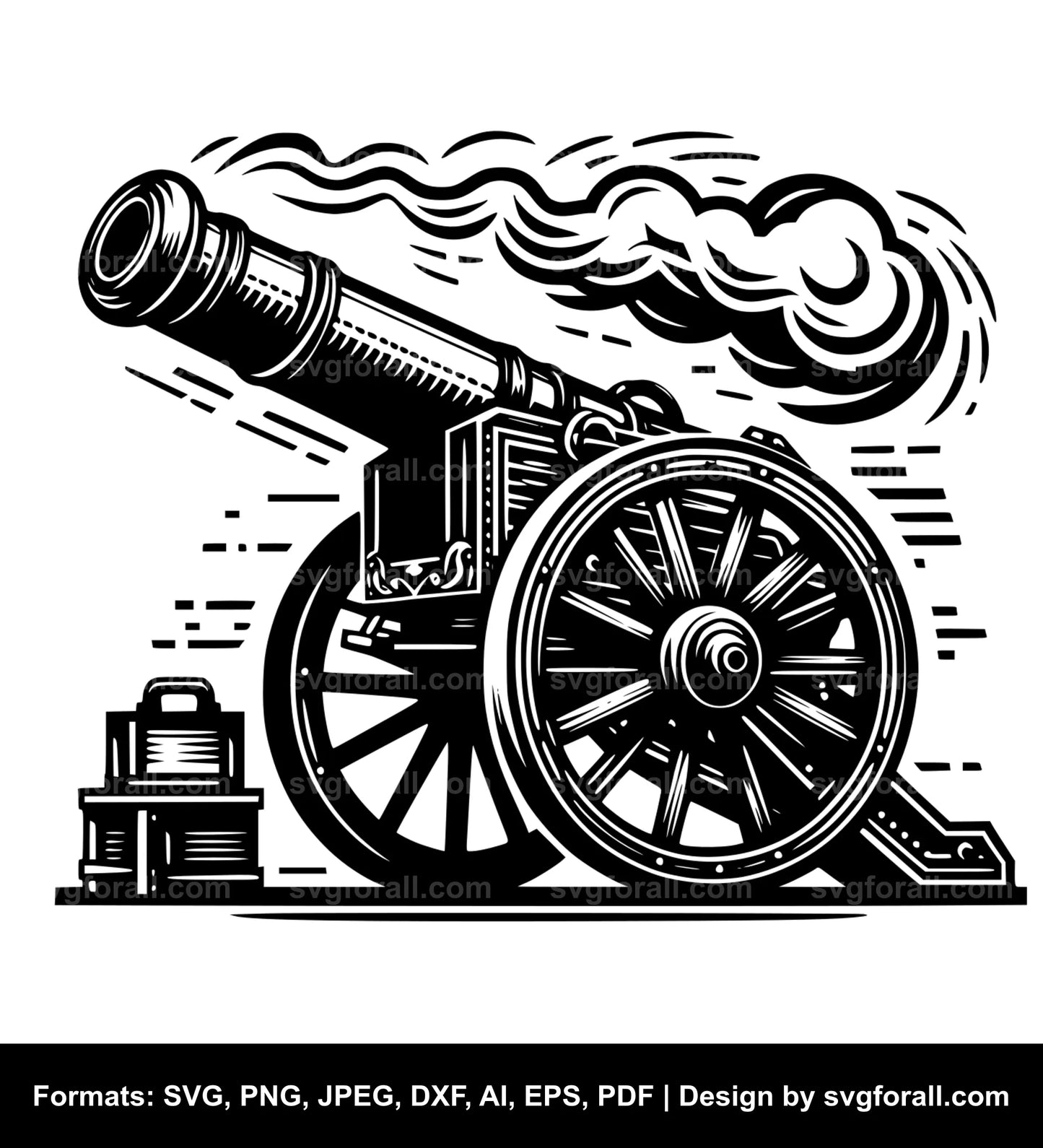 Cannon SVG Vector