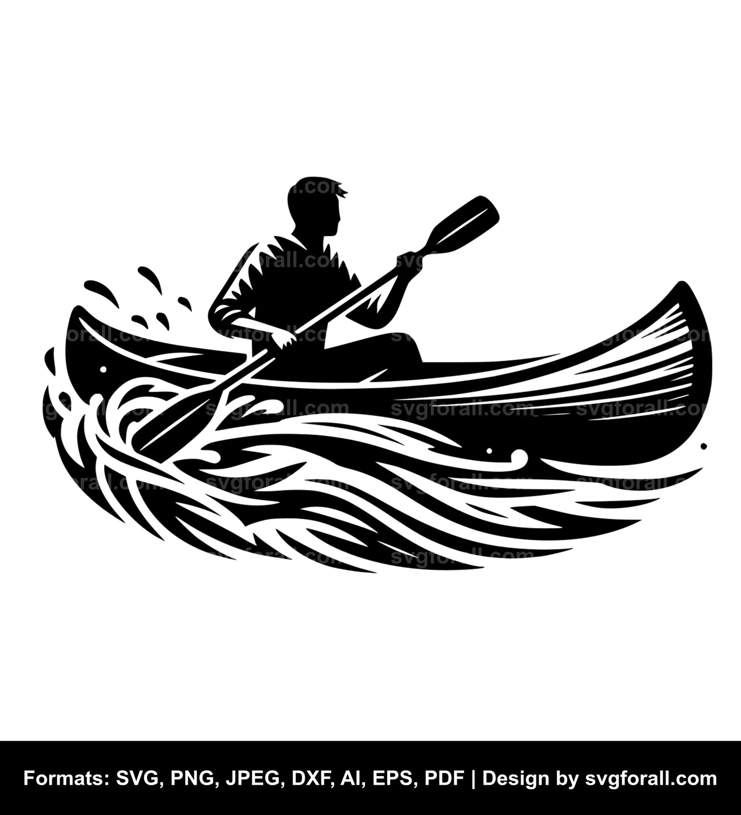 Canoe Cricut SVG