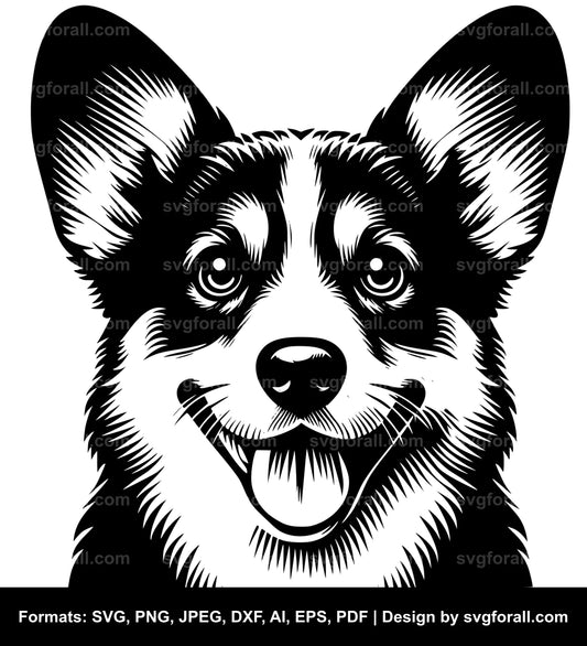 Cardigan Welsh Corgi Dog SVG