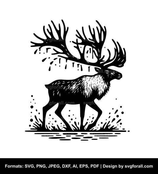 Caribou SVG