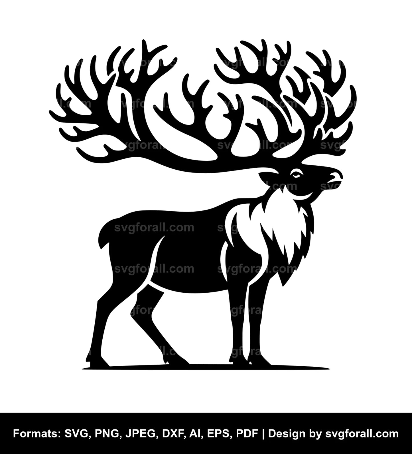 Caribou SVG Clipart