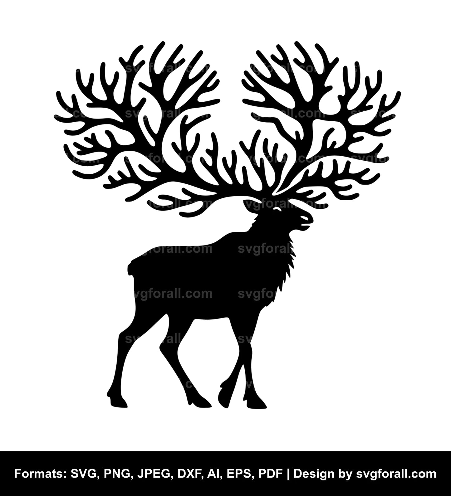 Caribou SVG Design