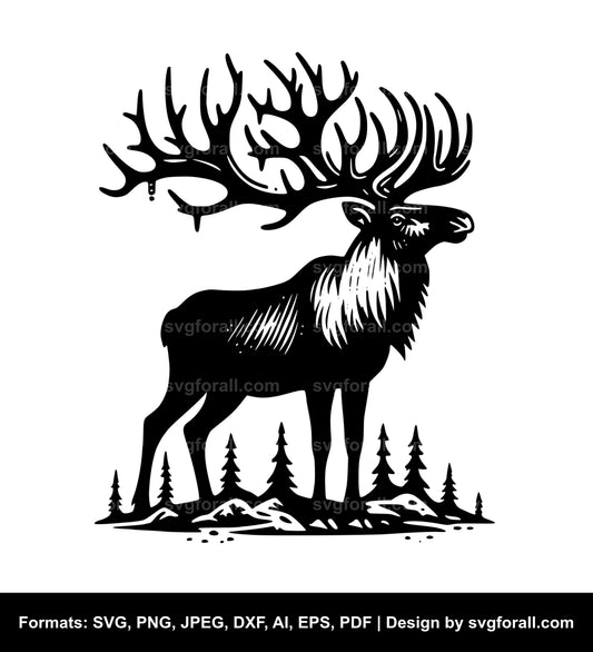 Caribou Vector SVG