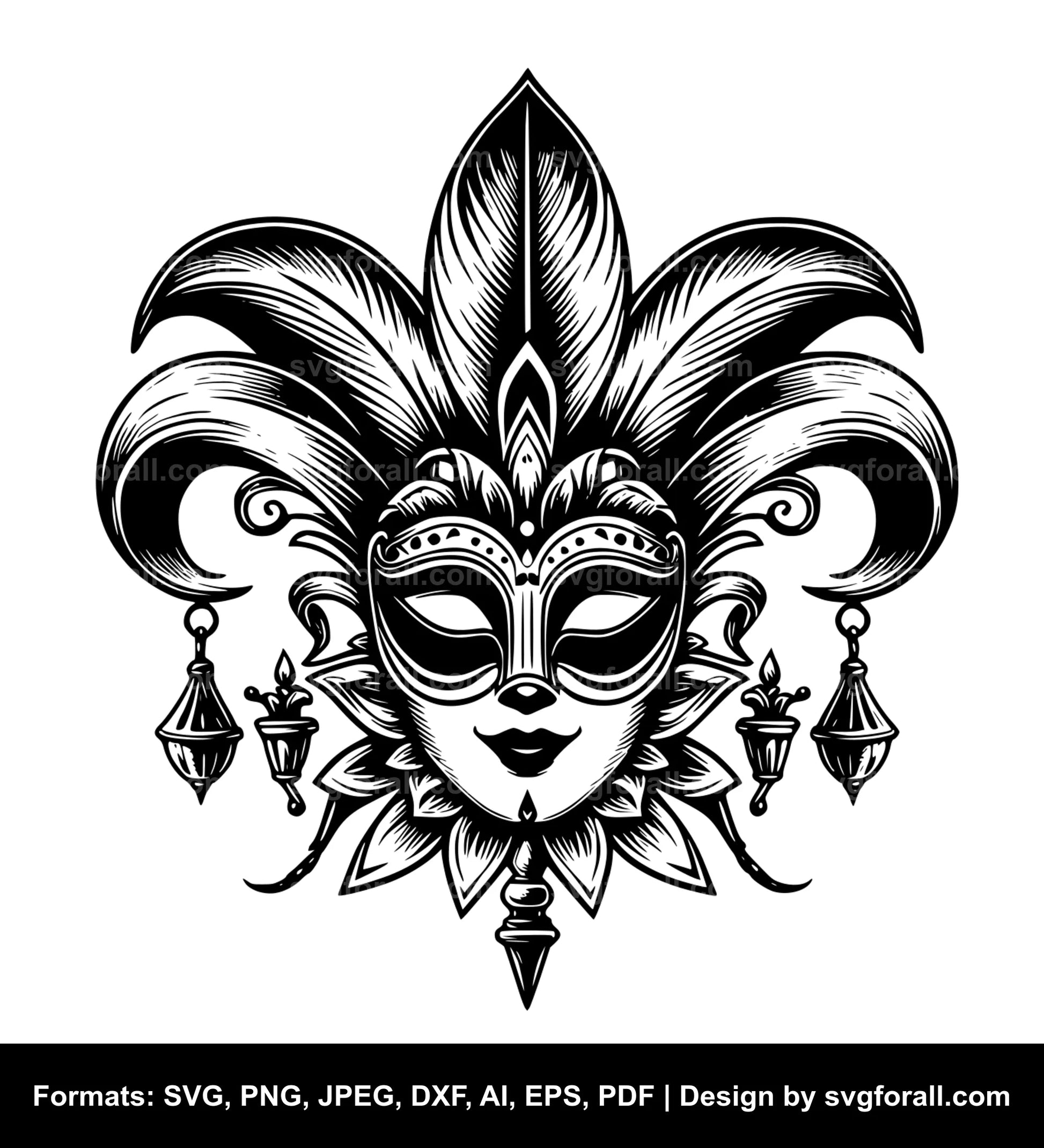 Carnival Black SVG