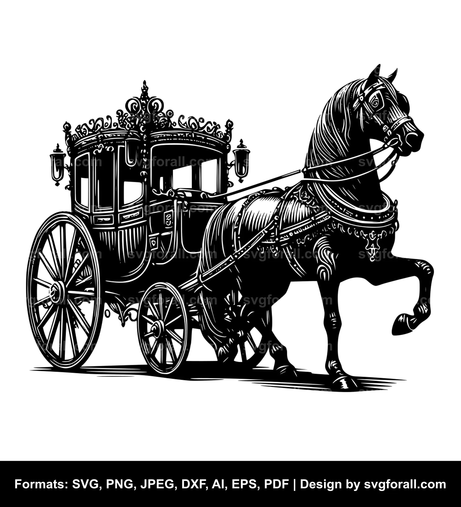 Carriage Clipart SVG