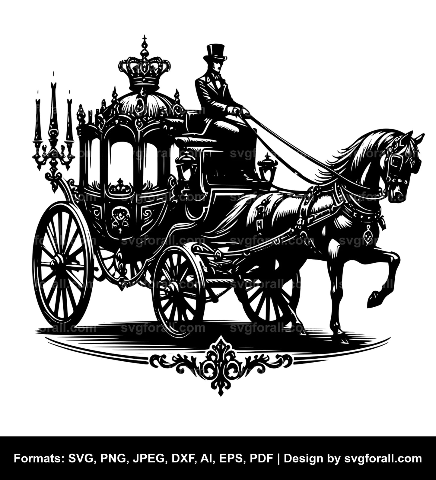 Carriage SVG Clipart