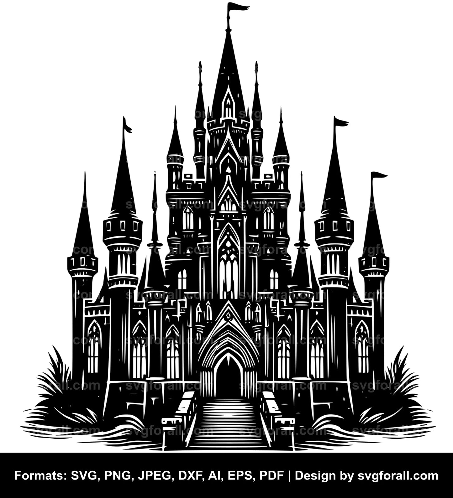 Castle Vector SVG