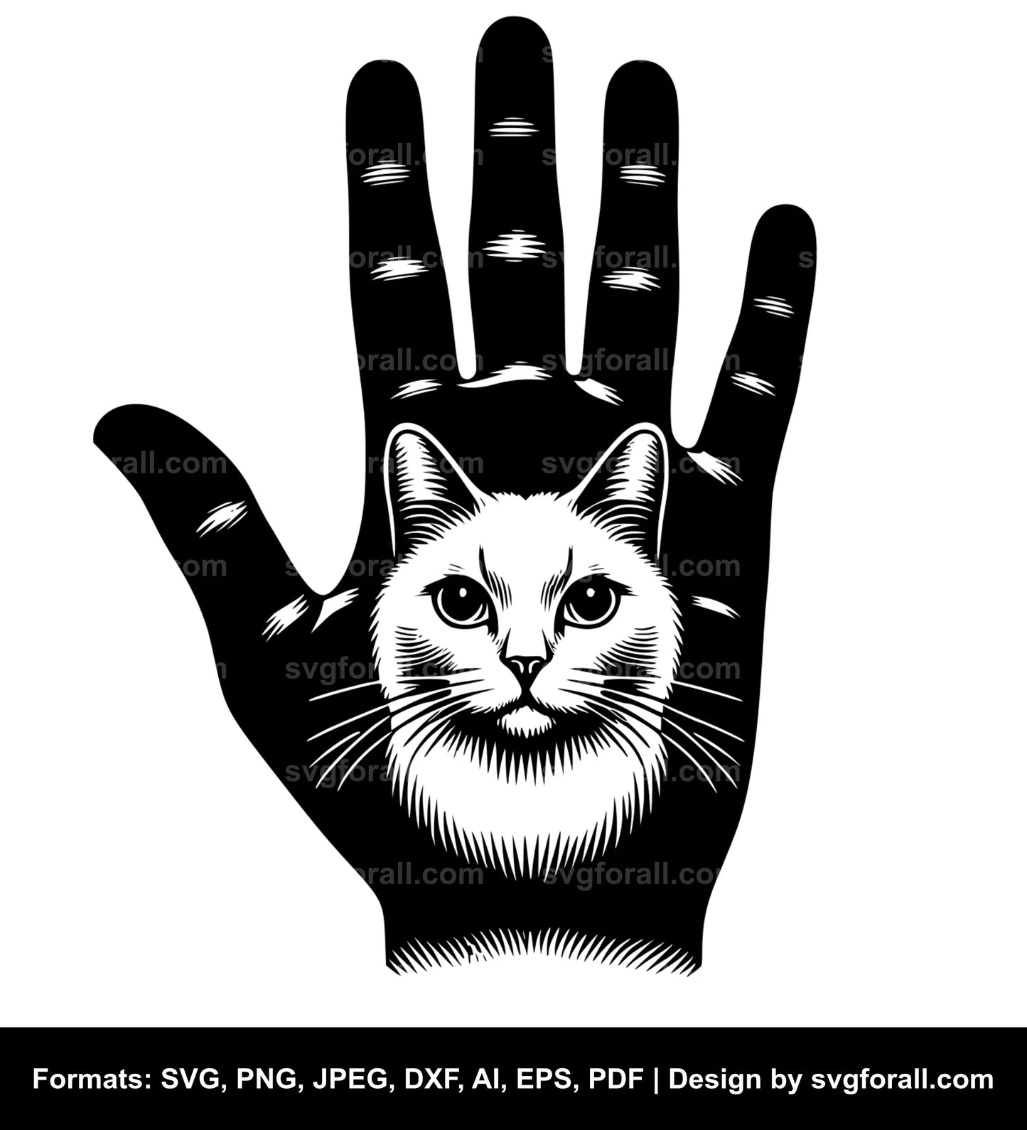 Cat Black SVG