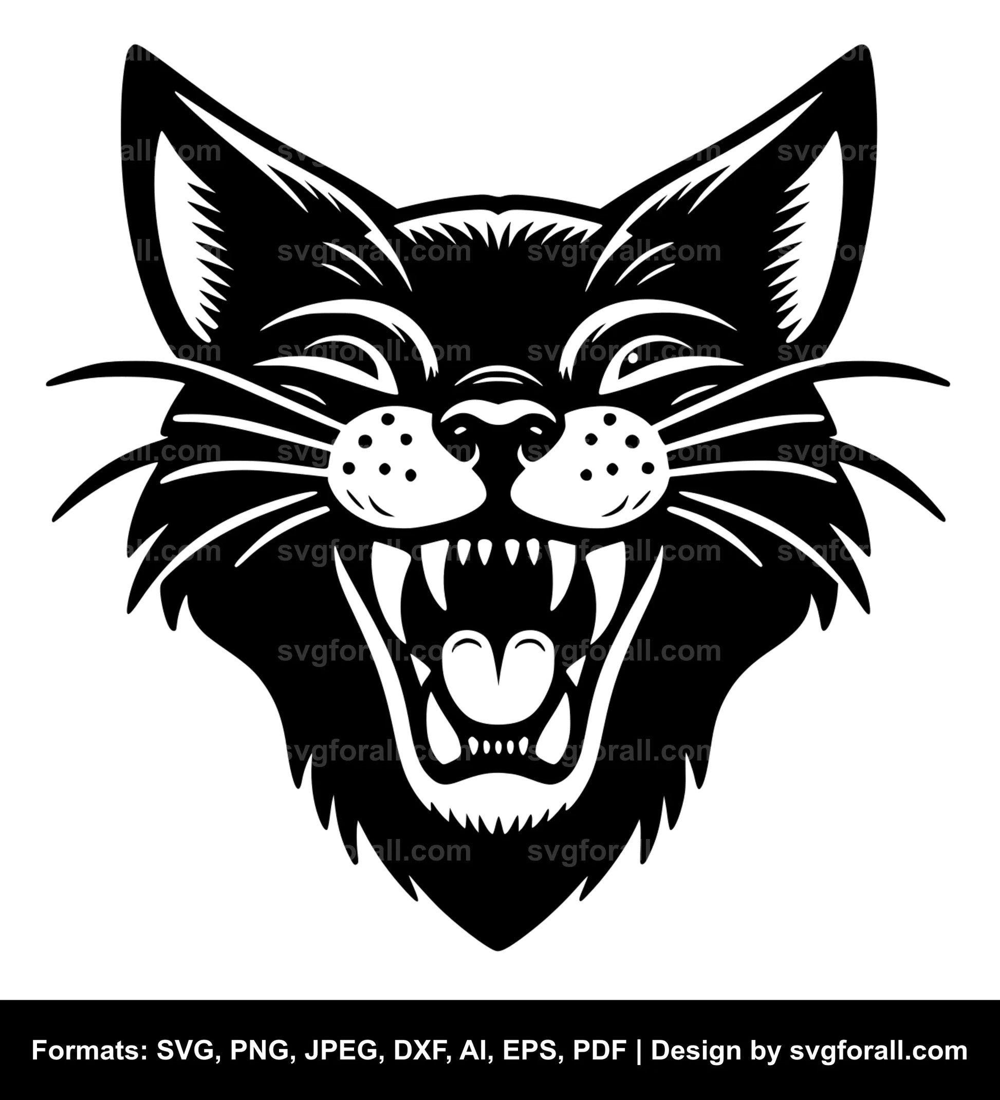 Cat Fang SVG Design