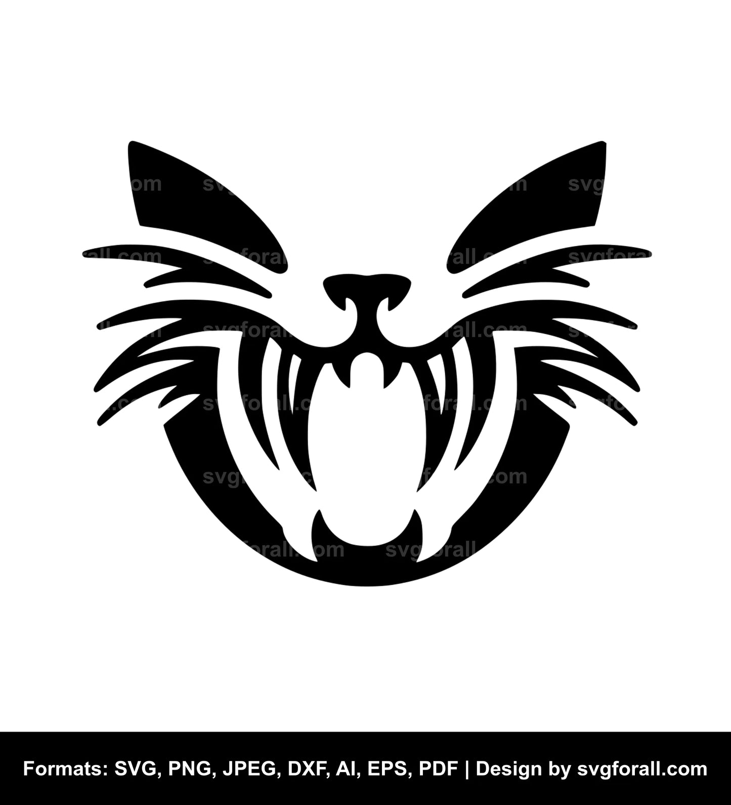 Cat Fang SVG PNG