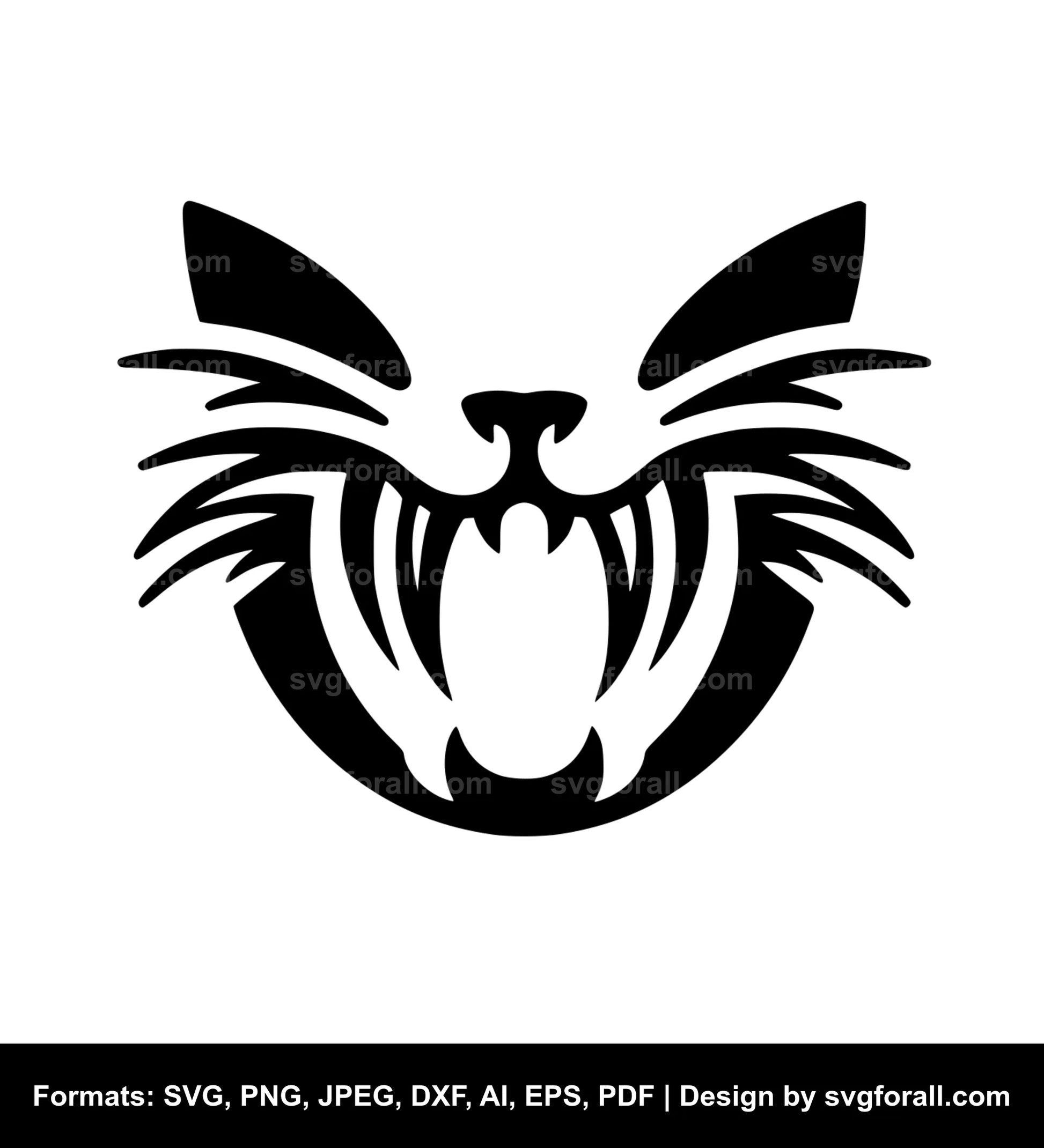 Cat Fang SVG PNG