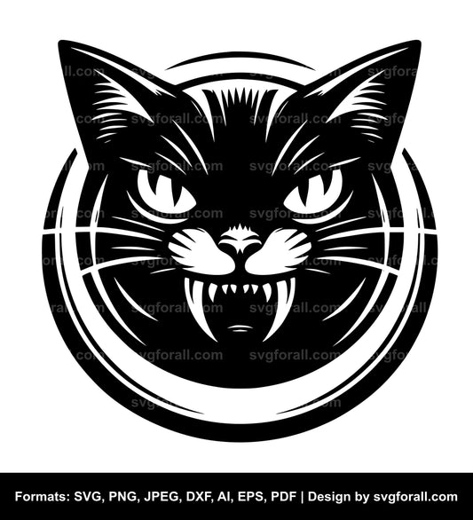 Cat Fang SVG Vector