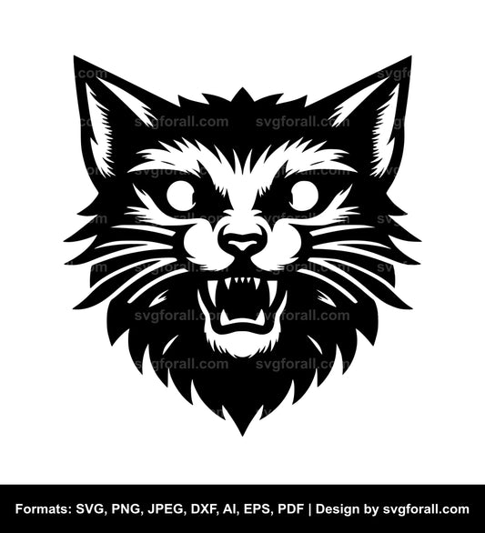 Cat Fang Vector SVG