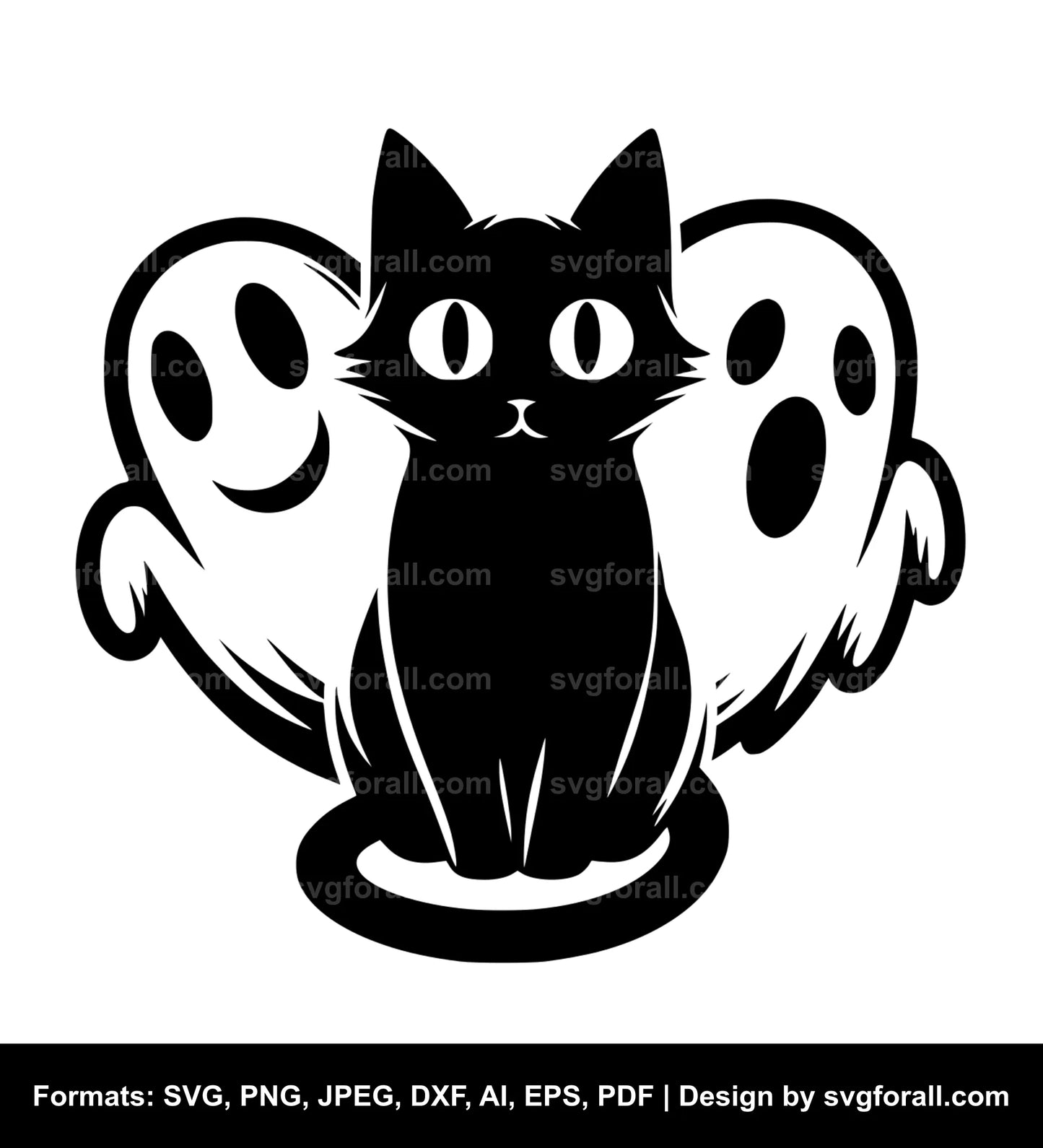 Cat Ghost SVG [for Cricut]