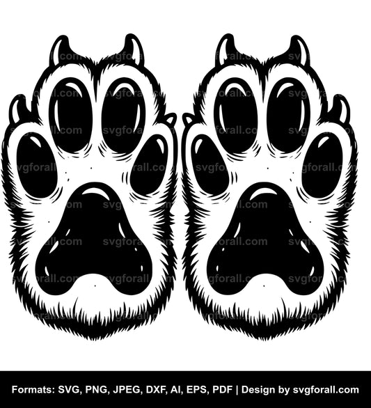 Cat Paw SVG File