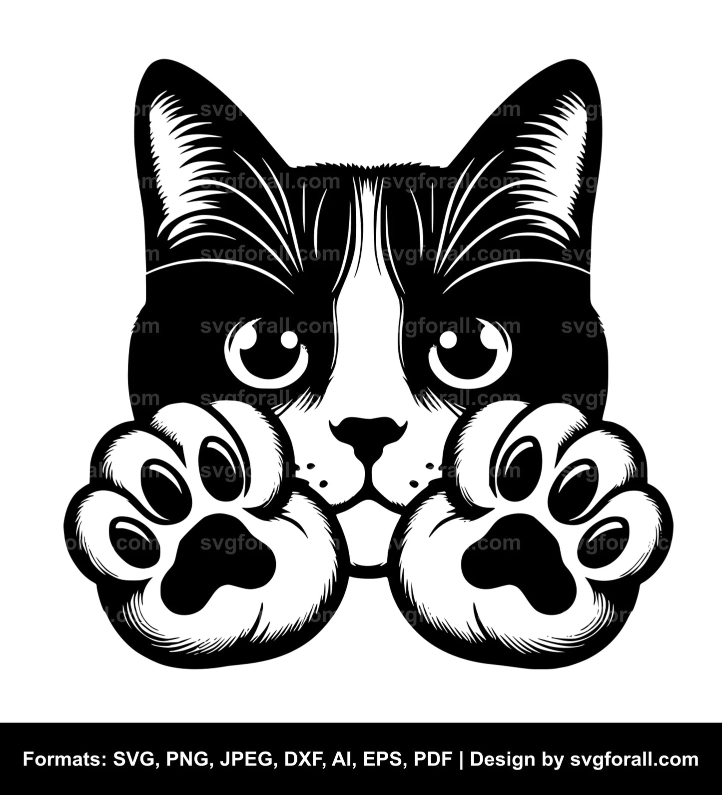 Cat Paw SVG PNG