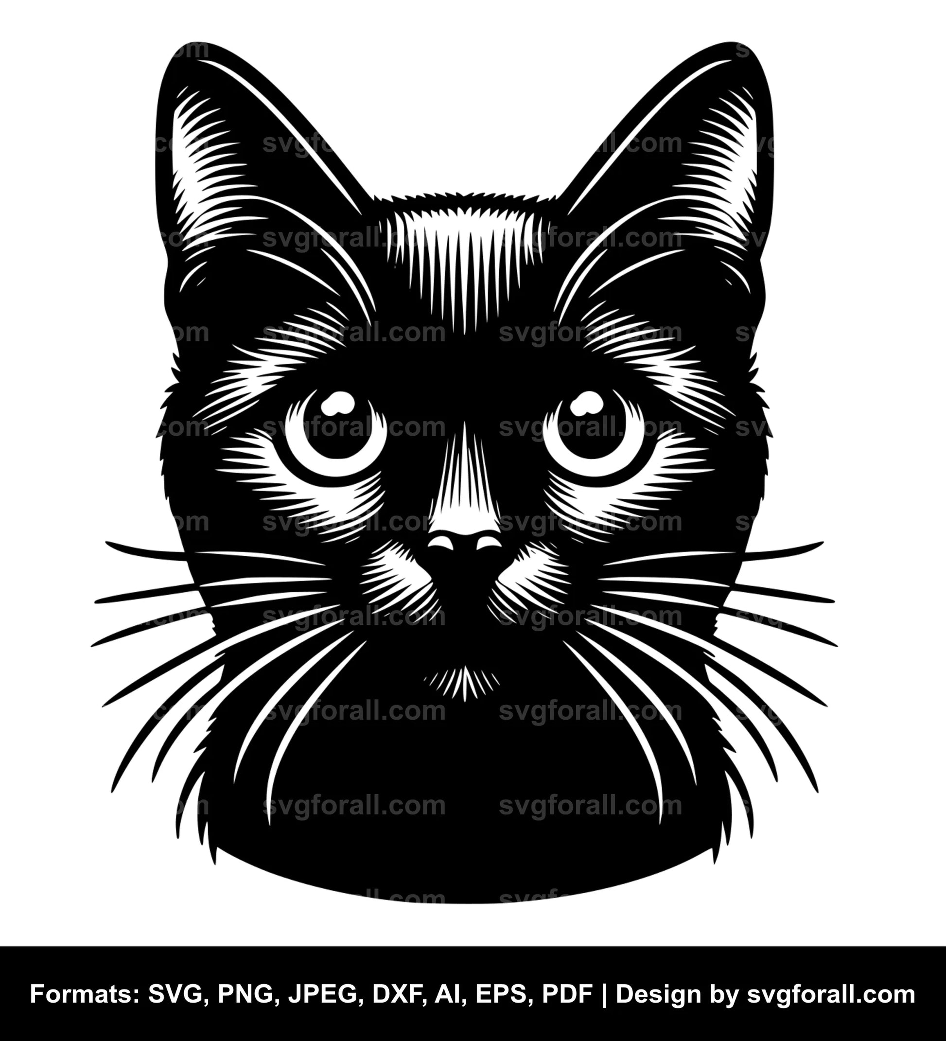 Cat SVG Files 7 Formats