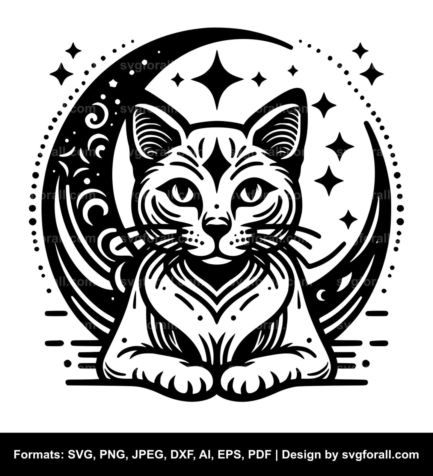 Cat SVG Illustration