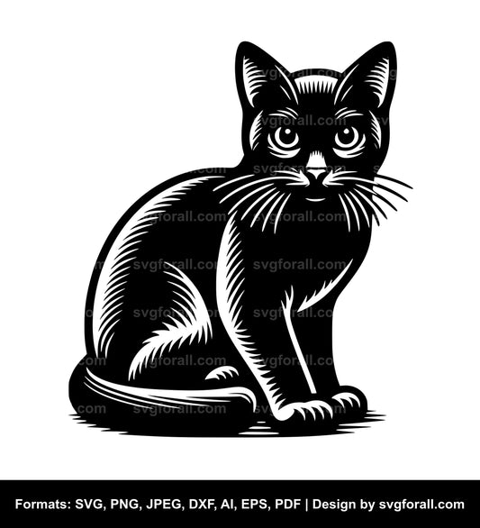 Cat SVG Vector