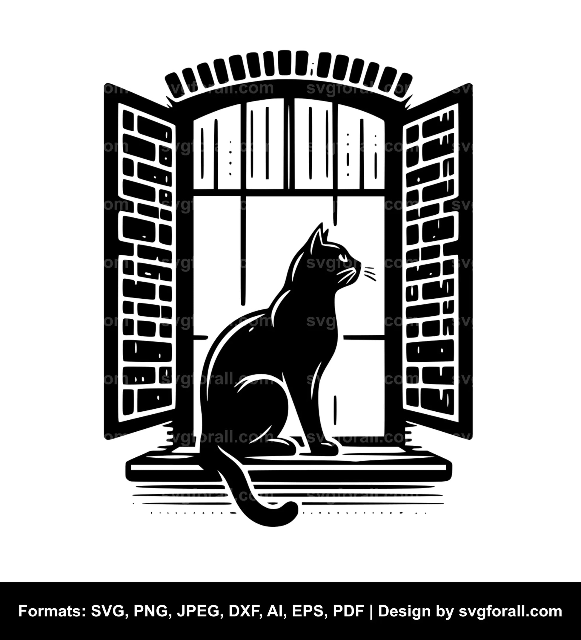 Cat SVG Vector Graphic Design