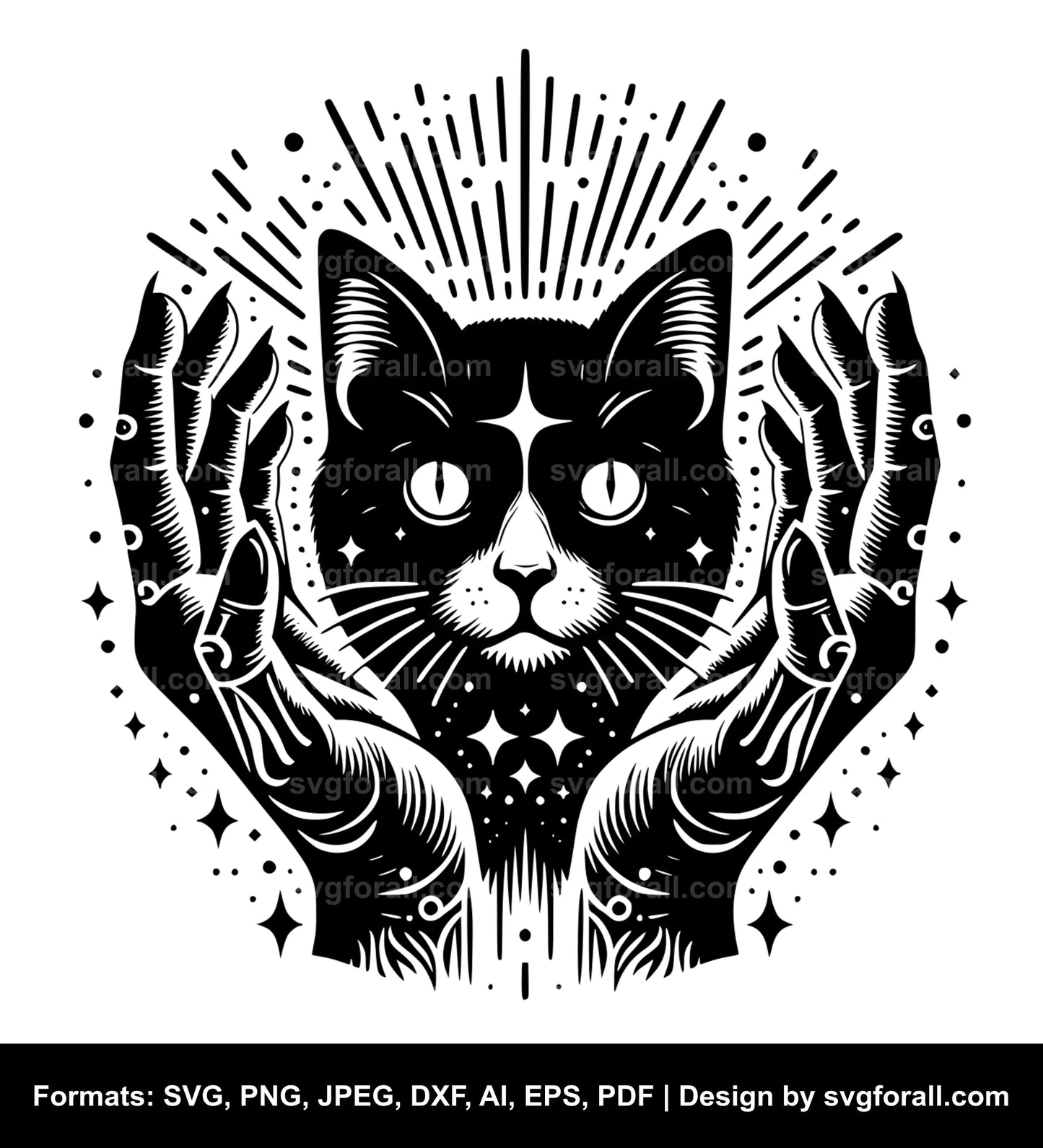 Cat SVG Vector Illustration